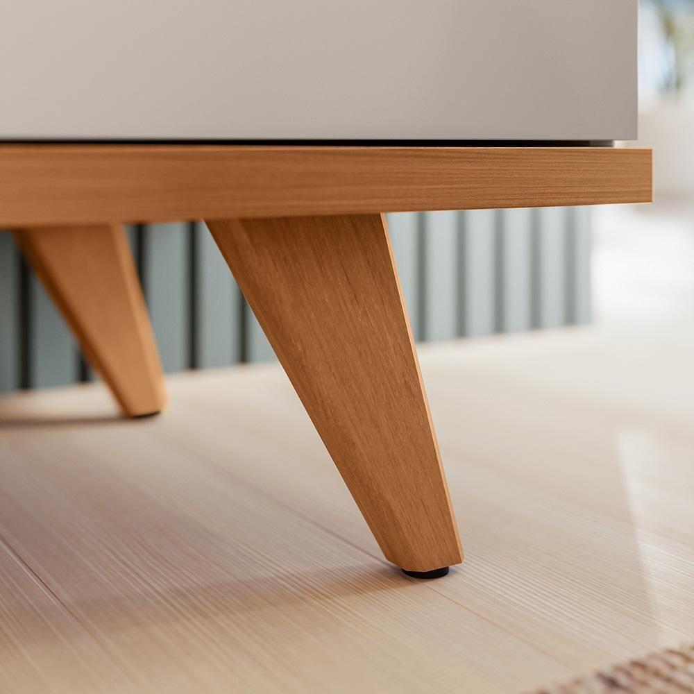 Rack Brazos Para Tv Até 75 4 Portas - Colibri - Off White Matte / Frejo Off White Matte / Frejo - 6