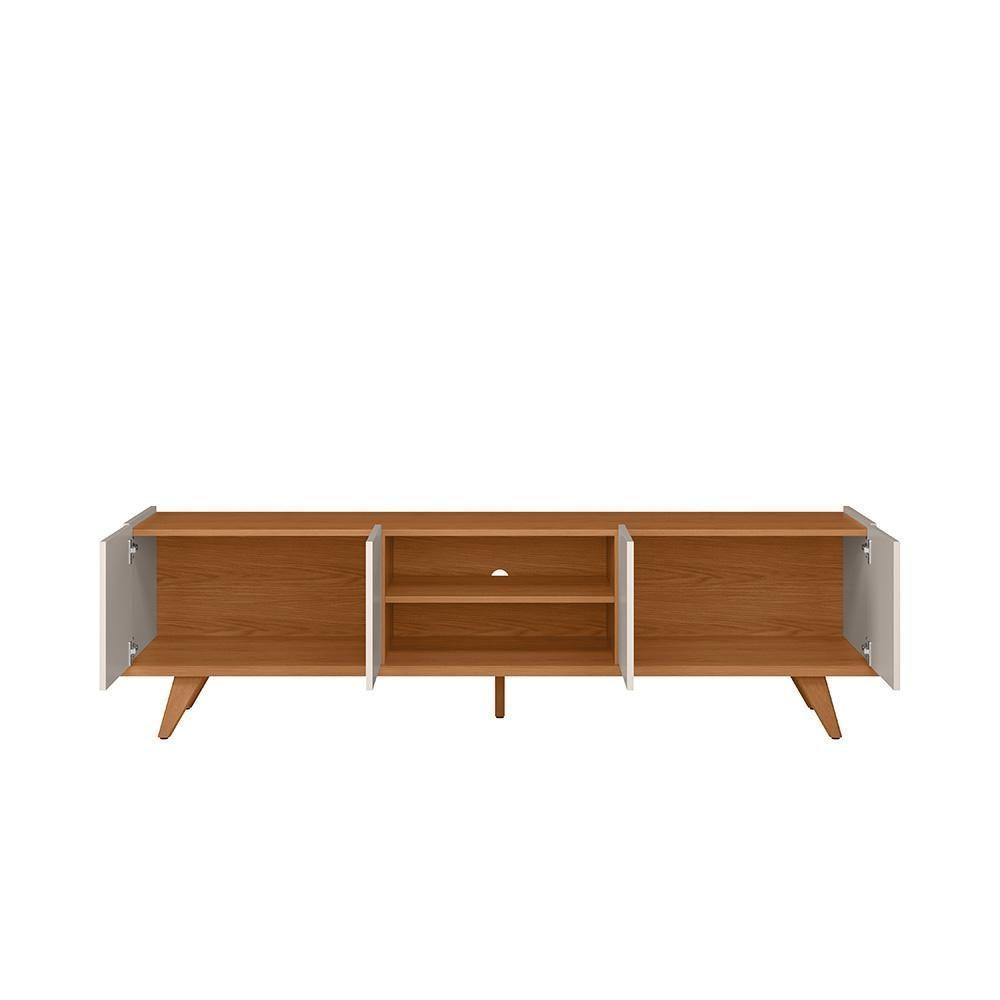 Rack Brazos Para Tv Até 75 4 Portas - Colibri - Off White Matte / Frejo Off White Matte / Frejo - 8