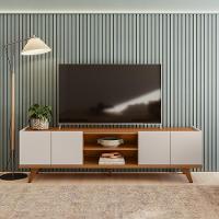 Rack Brazos Para Tv Até 75 4 Portas - Colibri - Off White Matte / Frejo Off White Matte / Frejo - 2