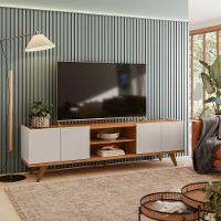 Rack Brazos Para Tv Até 75 4 Portas - Colibri - Off White Matte / Frejo Off White Matte / Frejo - 3