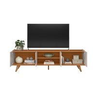 Rack Brazos Para Tv Até 75 4 Portas - Colibri - Off White Matte / Frejo Off White Matte / Frejo - 10