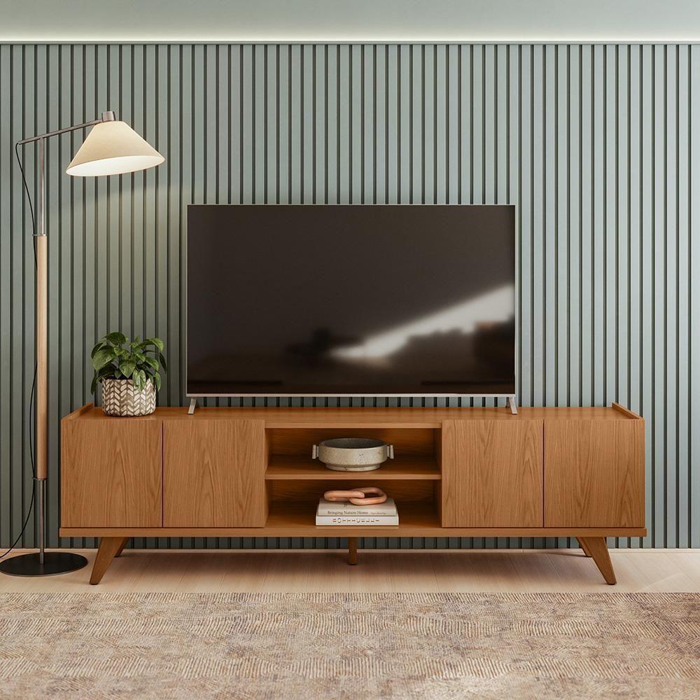 Rack Brazos Para Tv Até 75 4 Portas - Colibri - Freijo Freijo - 3