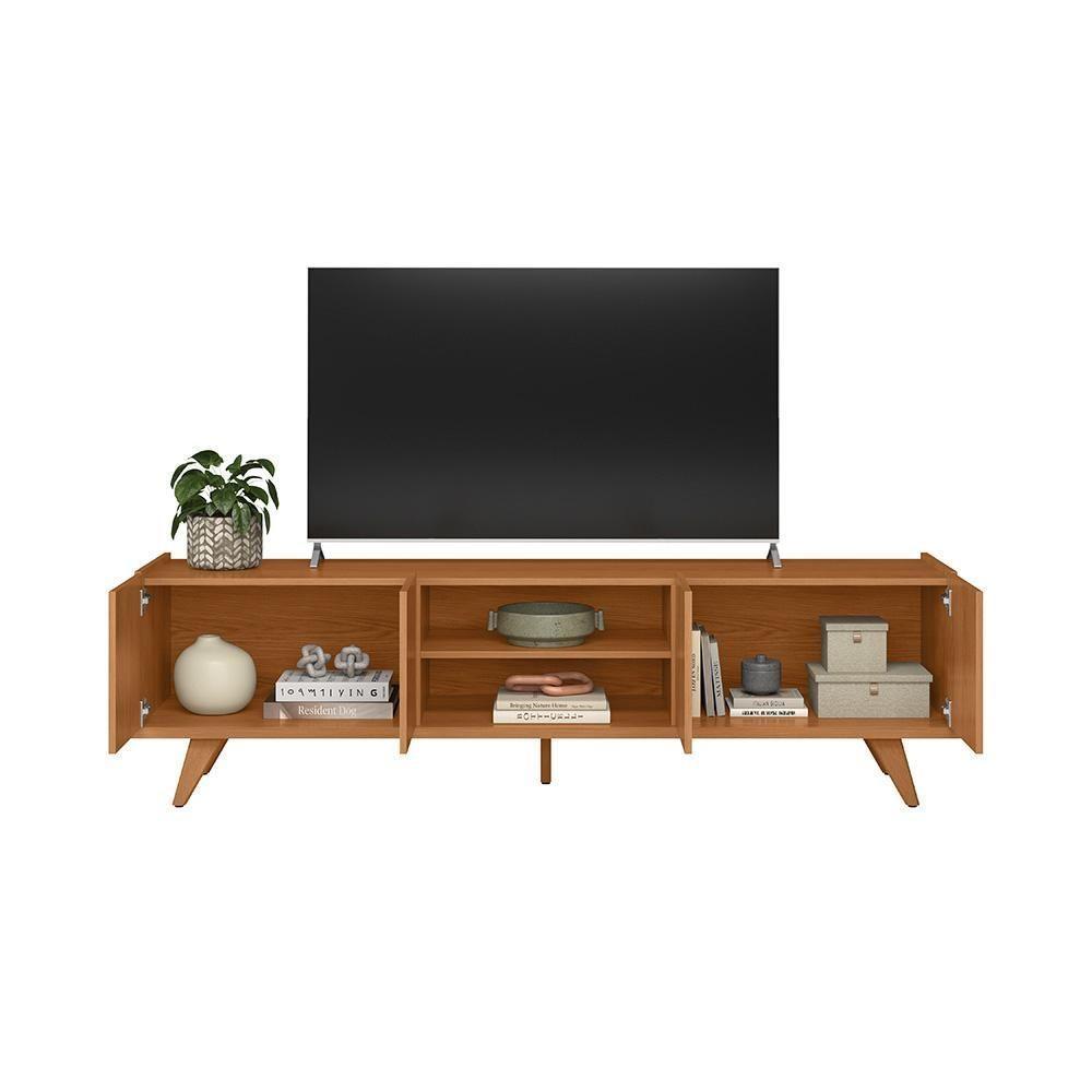 Rack Brazos Para Tv Até 75 4 Portas - Colibri - Freijo Freijo - 10