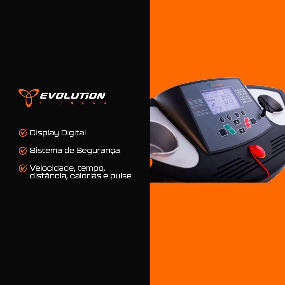 Esteira Elétrica Evolution Fitness EVO 1500 - 220V - 3