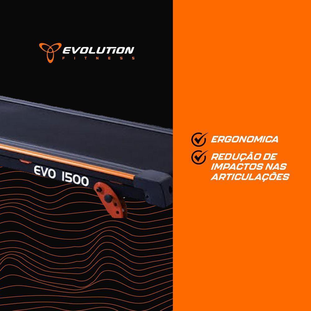 Esteira Elétrica Evolution Fitness EVO 1500 - 220V - 6