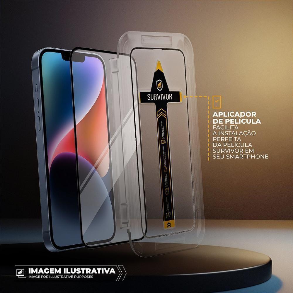 Película Para Iphone 15 Pro Com Aplicador - Survivor Privacidade - Gshield - 2