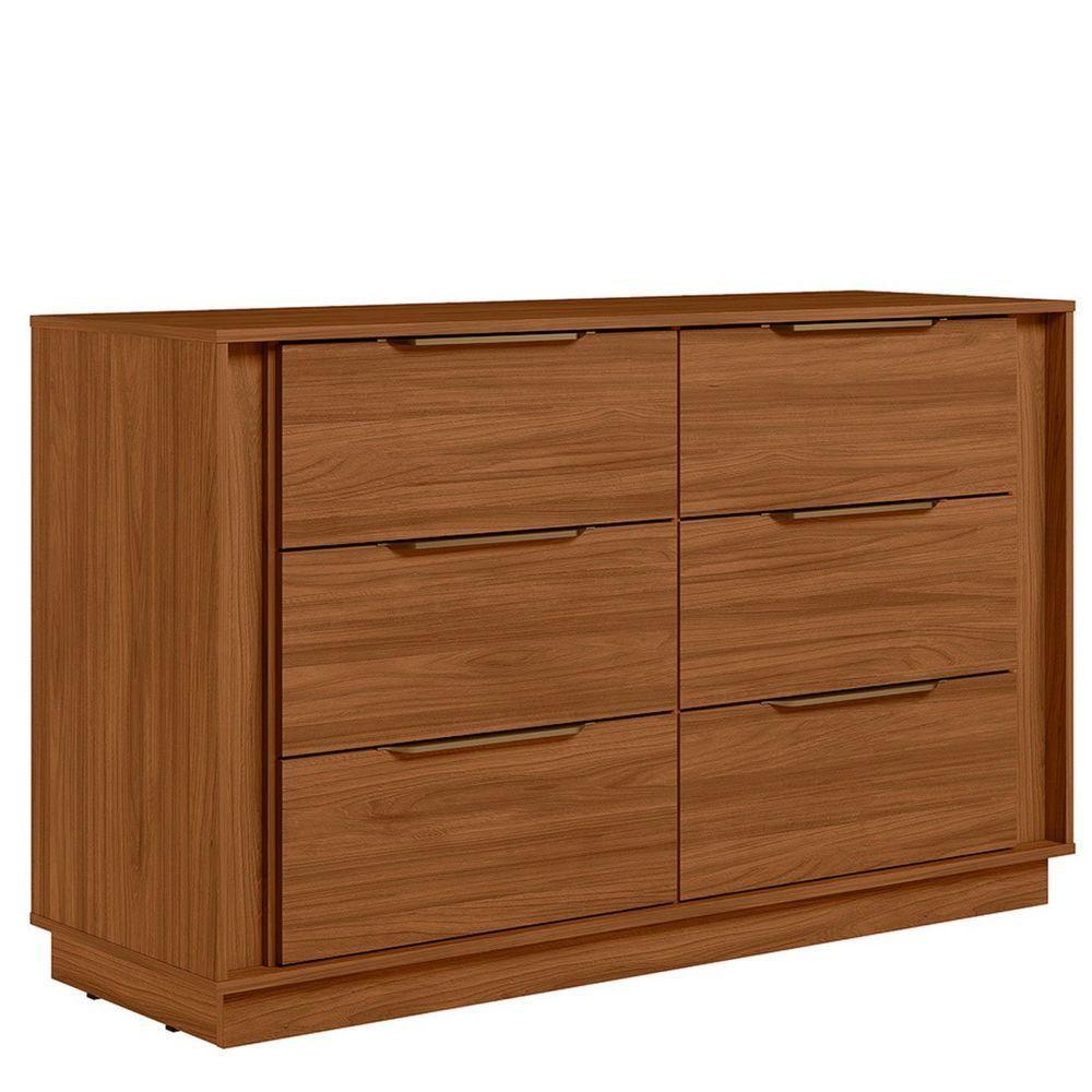 Cômoda Grande Com 6 Gavetas Giane Nogueira - 1