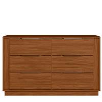 Cômoda Grande Com 6 Gavetas Giane Nogueira - 3