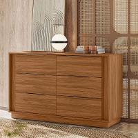 Cômoda Grande Com 6 Gavetas Giane Nogueira - 7