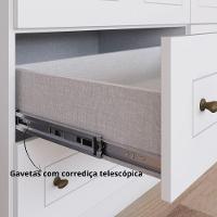Cômoda Com 4 Gavetas E Porta Americana Branco Hp - 5