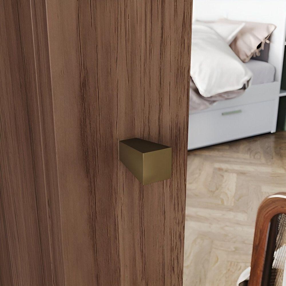 Sapateira Com Espelho E Estante Duetto Castanho Hp - 5