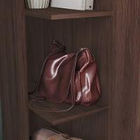 Sapateira Com Espelho E Estante Duetto Castanho Hp - 6