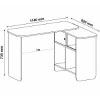 Mesa Escrivaninha Nomad Cinamomo Off White - 2