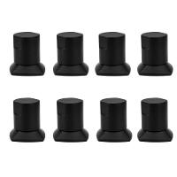 Kit 08 Und Acabamento De Registro Preto Encaixe Padrão Deca Docol 1.2 E 3.4 Docol - 1