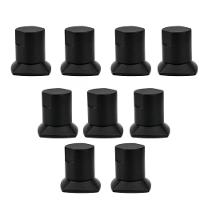 Kit 09 Und Acabamento De Registro Preto Encaixe Padrão Deca Docol 1.2 E 3.4 Docol - 1