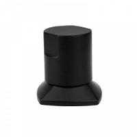 Acabamento Registro Metal Preto Fosco Encaixe Padrao Docol 1/2 3/4 - 1