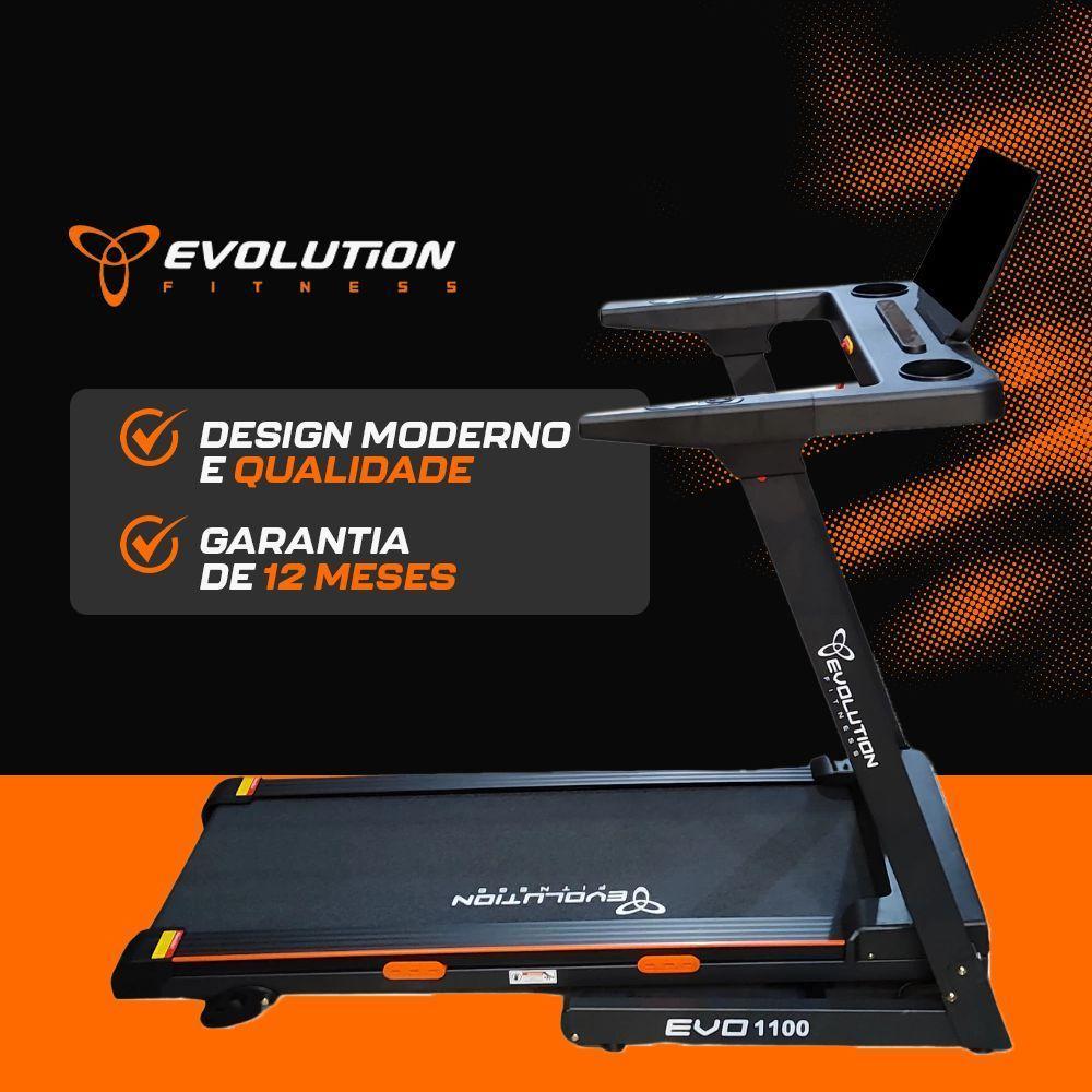 Esteira Residencial Evolution Fitness Evo 1100 220V - 2