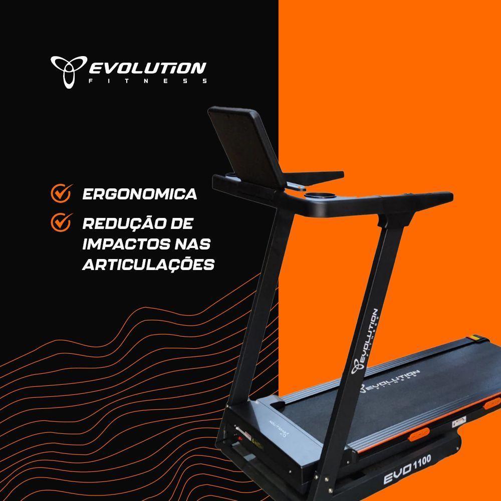 Esteira Residencial Evolution Fitness Evo 1100 220V - 6