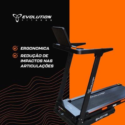 Esteira Residencial Evolution Fitness Evo 1100 220V