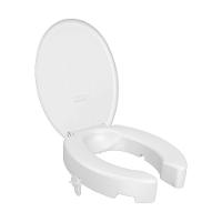 Assento Sanitário Elevado Astra Tae7t-t Fechado Com Tampa E Trava Anatômico Branco Tae7t-t*br1 - 2