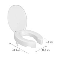 Assento Sanitário Elevado Astra Tae7t-t Fechado Com Tampa E Trava Anatômico Branco Tae7t-t*br1 - 3