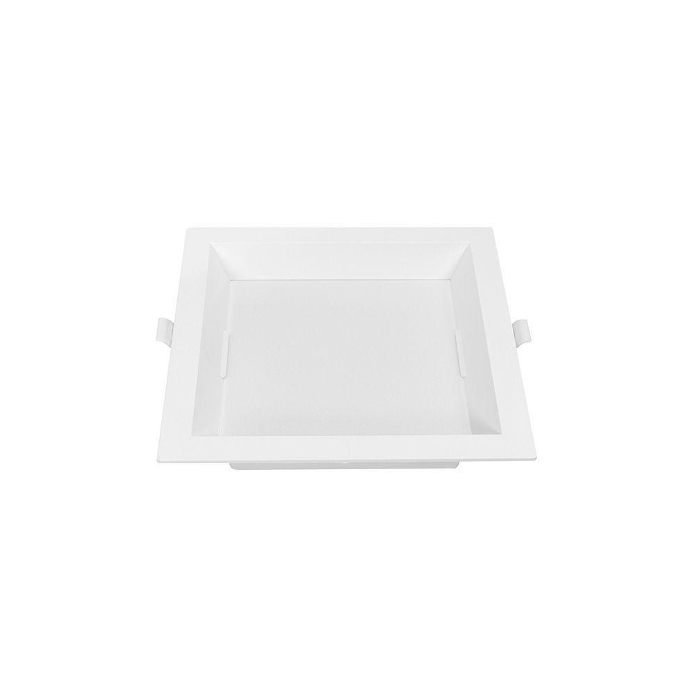 Painel De Led Nordecor Quadrado Kais De Embutir Recuado 12w Bivolt Branco 3000k Luz Amarela 4188 - 1