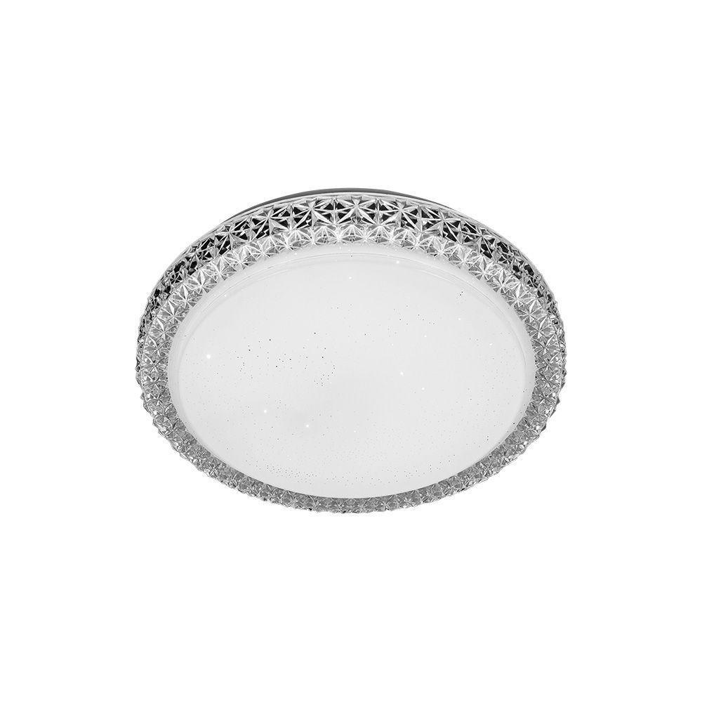 Plafon Led Blumenau Shine Liso De Sobrepor Com Ajuste De Cor 18w Bivolt Translúcido - 1