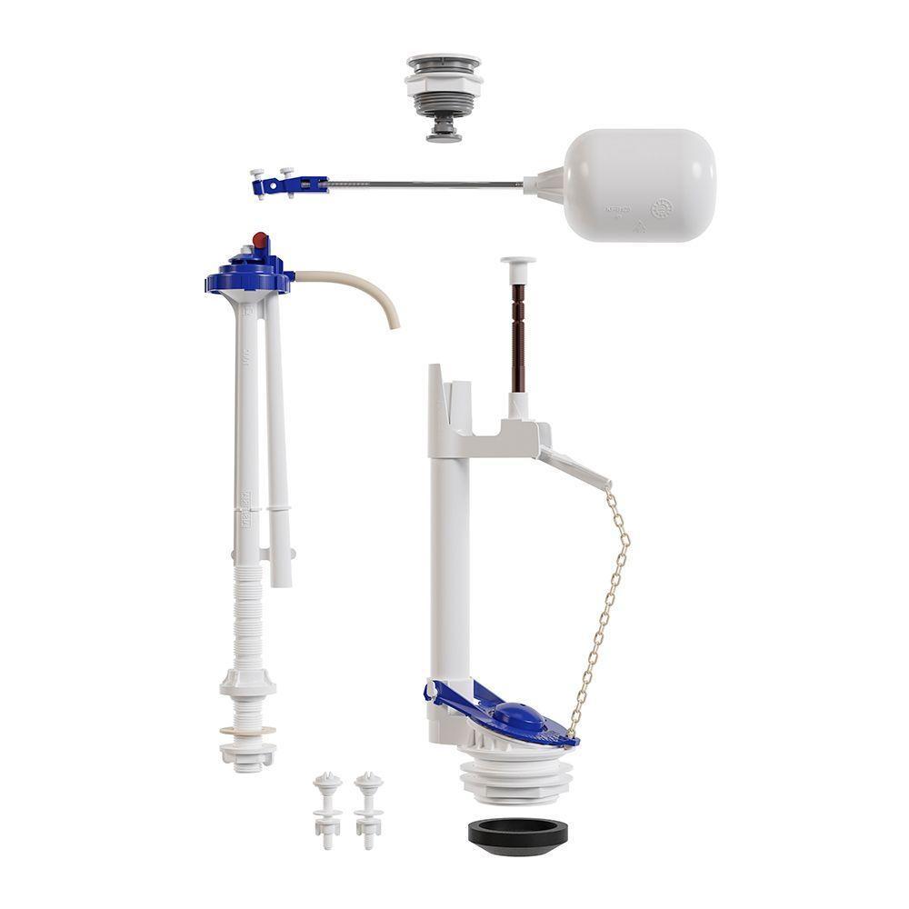 Mecanismo Completo Para Caixas Acopladas Universal Simples Astra Mu-s Acionamento Superior Branco - 1