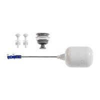 Mecanismo Completo Para Caixas Acopladas Universal Simples Astra Mu-s Acionamento Superior Branco - 2