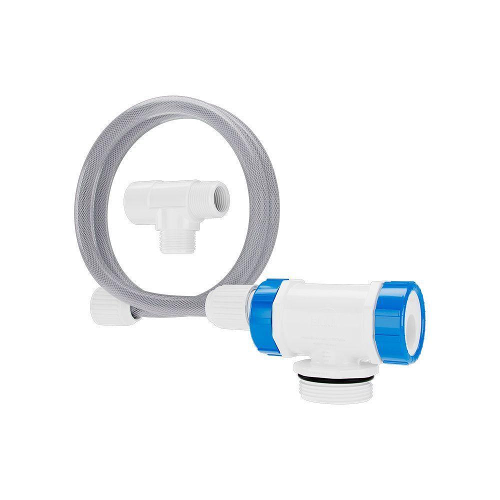 Kit Válvula Redutora De Pressão Com Duchão Blukit Branco - 3