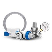 Kit Válvula Redutora De Pressão Com Duchão Blukit Branco - 1