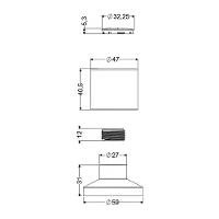Acabamento Para Registro Censi C40 Cromado Cromado 25001-03001 - 2