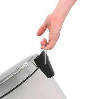 Lixeira Tramontina Brasil Com Pedal 20l Redonda Inox 94538120