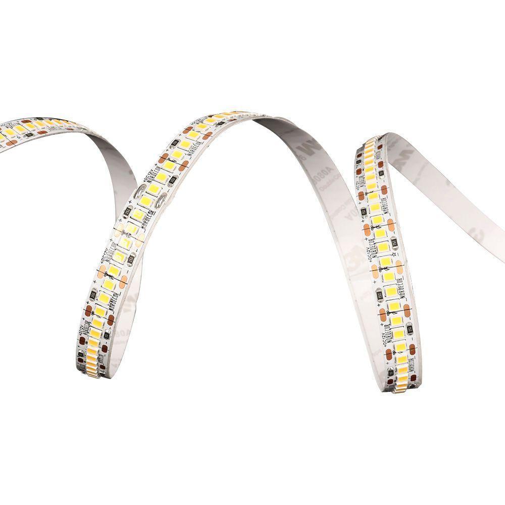 Fita De Led Nordecor Com 50 Metros 240leds-m 20w 12v 3000k Luz Amarela 7206 - 1