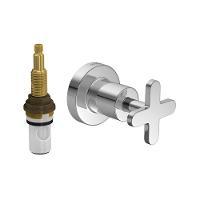 Acabamento Para Registro De Pressão Deca Disco 4916.c.dsc.pq 1-2 E 3-4 Cromado - 1