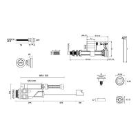 Kit Completo Para Caixas Acopladas Acionamento Duplo Blukit Universal - 3