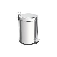 Lixeira Tramontina Brasil Com Pedal 3l Redonda Inox 94538103 - 1