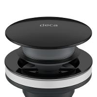 Válvula Para Lavatório Deca Click 1601.bl.cli.no Black Noir - 2