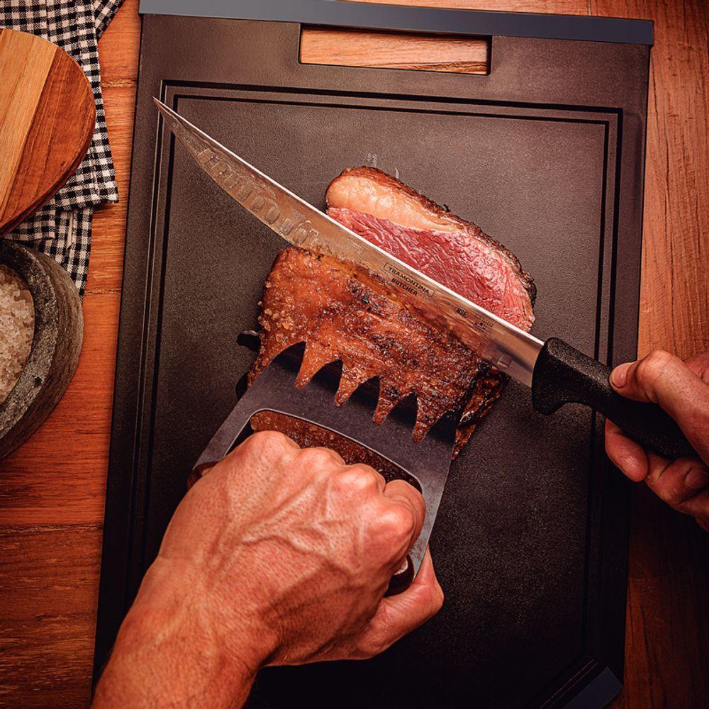 Tábua Para Churrasco Tramontina 25058100 43x30 Polipropileno Preto 25058100 - 4