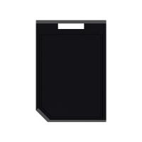 Tábua Para Churrasco Tramontina 25058100 43x30 Polipropileno Preto 25058100 - 2