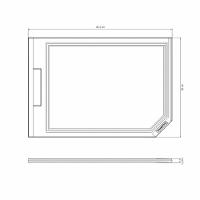 Tábua Para Churrasco Tramontina 25058100 43x30 Polipropileno Preto 25058100 - 5