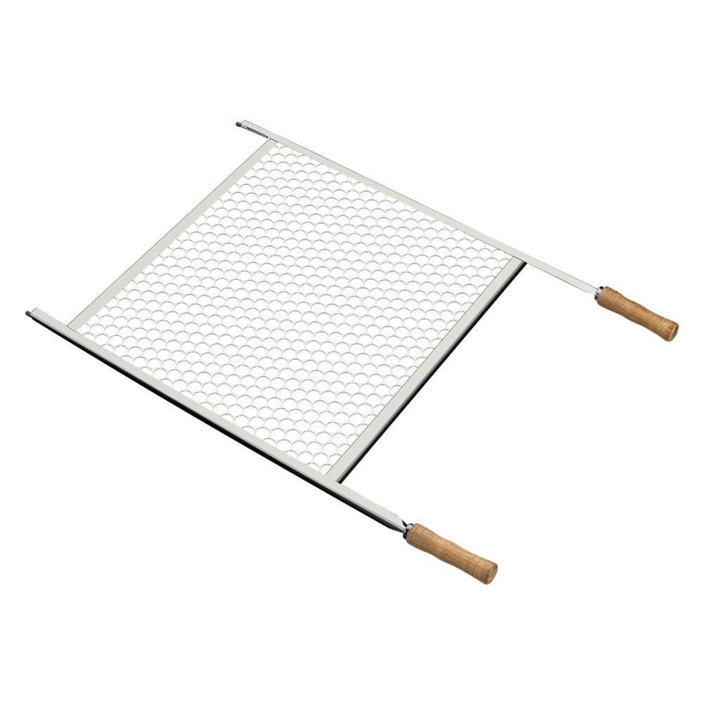 Grelha Para Churrasco Tramontina 26490002 83x55 Aço Inox 26490002 - 1