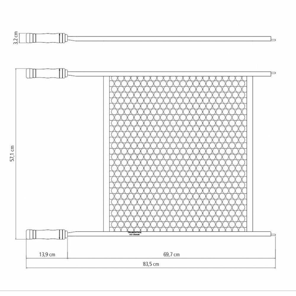 Grelha Para Churrasco Tramontina 26490002 83x55 Aço Inox 26490002 - 4