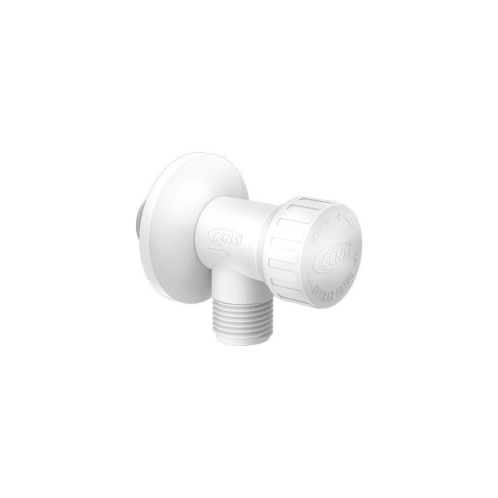 Registro Regulador De Vazão Com Filtro 1-2 Censi Branco - 1