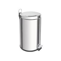 Lixeira Tramontina Brasil Com Pedal 12l Redonda Inox 94538112 - 1