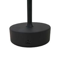 Luminária De Mesa Led Taschibra Louvre Recarregável 5v Preto 15020033-02