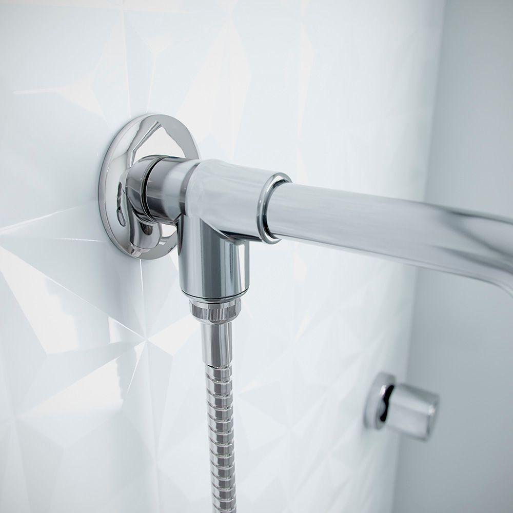 Válvula Desviadora Para Chuveiro 1-2 Blukit Cromado - 2