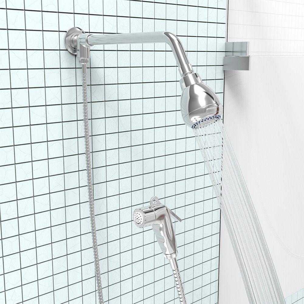 Válvula Desviadora Para Chuveiro 1-2 Blukit Cromado - 5