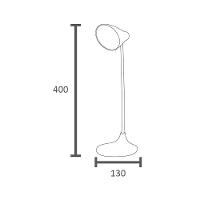 Luminária De Mesa Led Taschibra Splay Recarregável 5v Branco 15020039-01 - 2