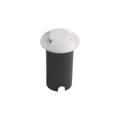 Balizador Astraled Brecher Redondo De Embutir Led 1w Bivolt Branco 3000k Luz Amarela Bl-5024